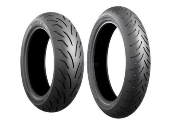 Pneu Bridgestone BATTLAX SCOOTER REAR 130/70-12TLRF 62 P pour Scooter